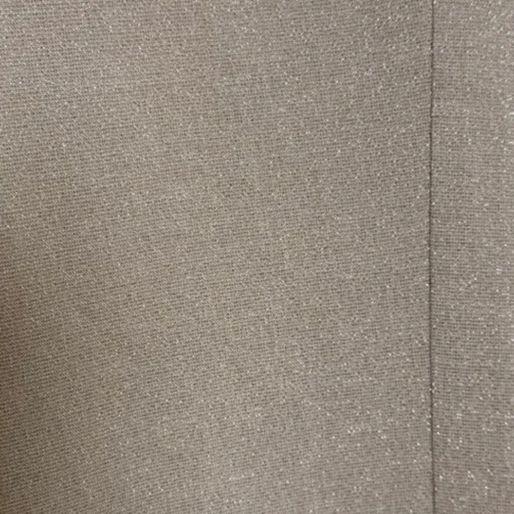Vintage bebe Pants Made USA Size 2 Taupe Metallic Shimmer Straight Leg Y2K - Picture 7 of 11